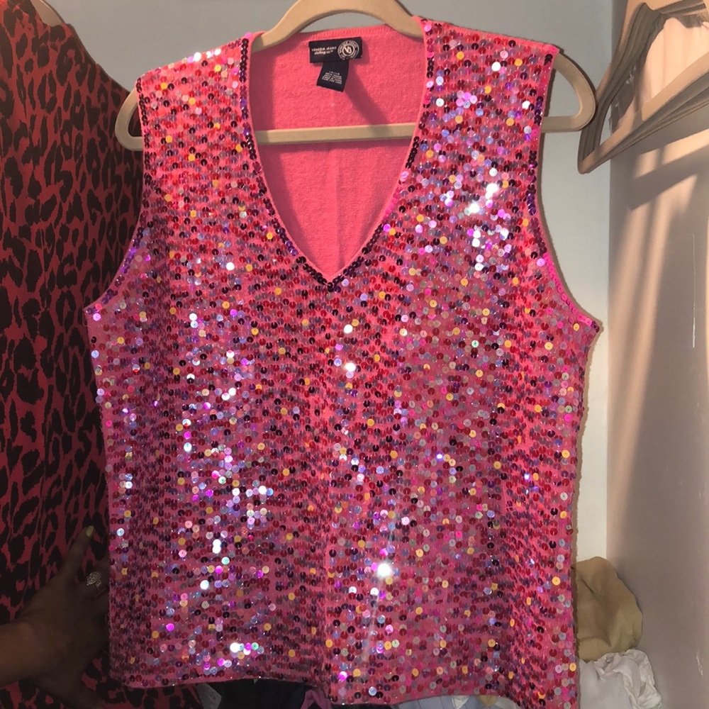 Sequenced Pink Shirt